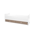 Bed TREND PLUS NEW white+amber /teenage bed/